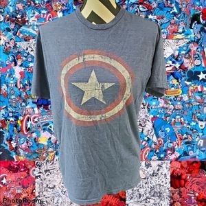 Captain America vintage style tee shirt